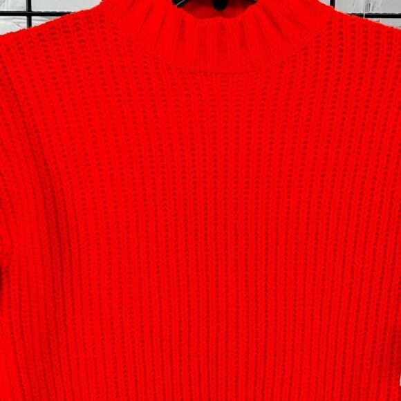 Arizona Jean Sweater Fiery Red Super Soft New - Picture 4 of 6